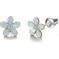 thumbnail image 3 of 33/30 pares de aretes hipoalergénicos para niñas con orejas sensibles con poste de acero inoxidable, lindos aretes surtidos para adolescentes, niñas y mujeres Ormromra HMJM485, 3 of 6