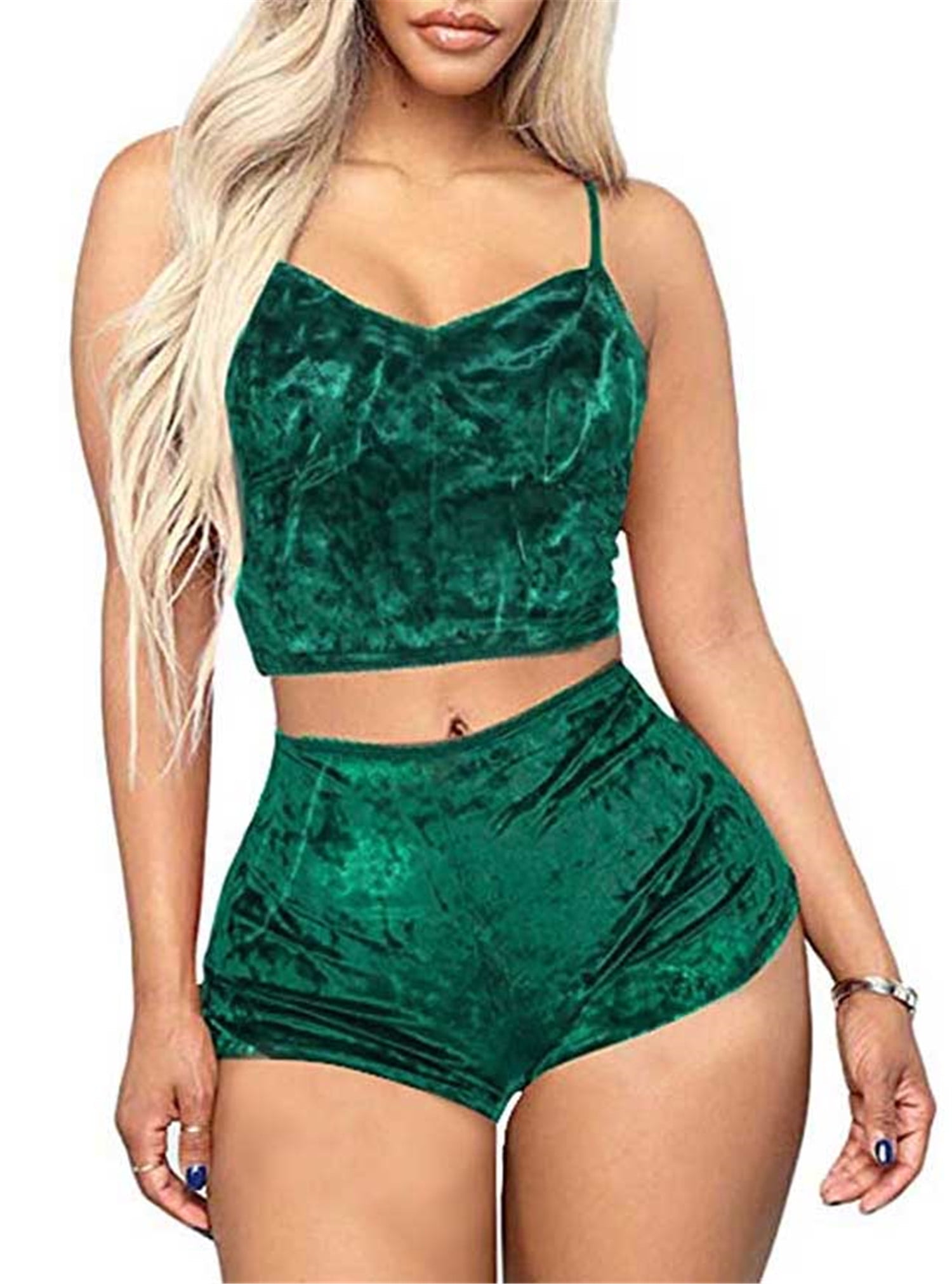 green 2 piece outfit