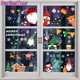 thumbnail image 5 of Calcomanías navideñas para ventanas, copos de nieve de invierno, calcomanías para ventanas con Papá Noel, árbol de Navidad, renos, decoraciones navideñas para interiores, 5 of 5