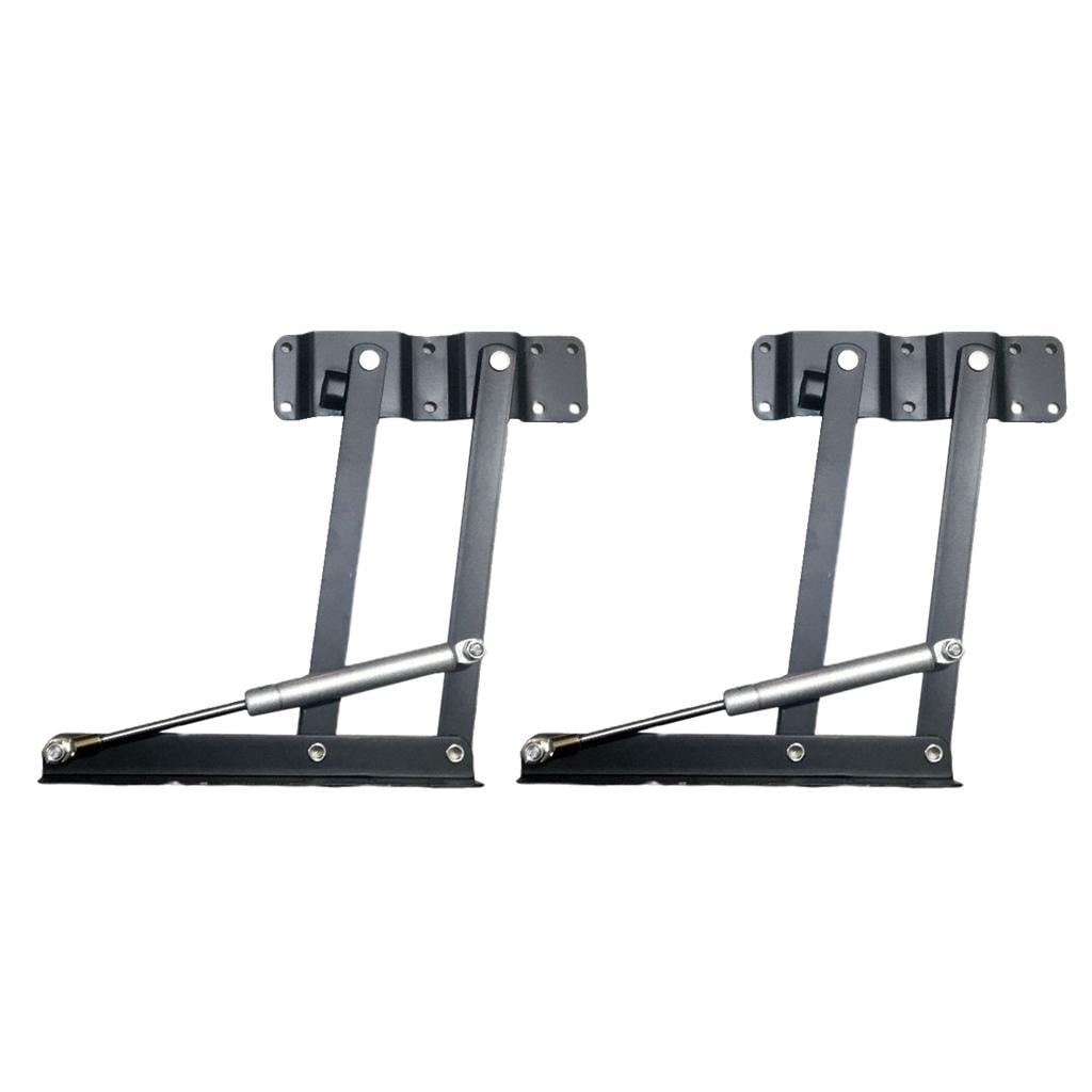 Pair Folding Hinges Table Lifting Frame Desk Mechanism Hardware Fitting