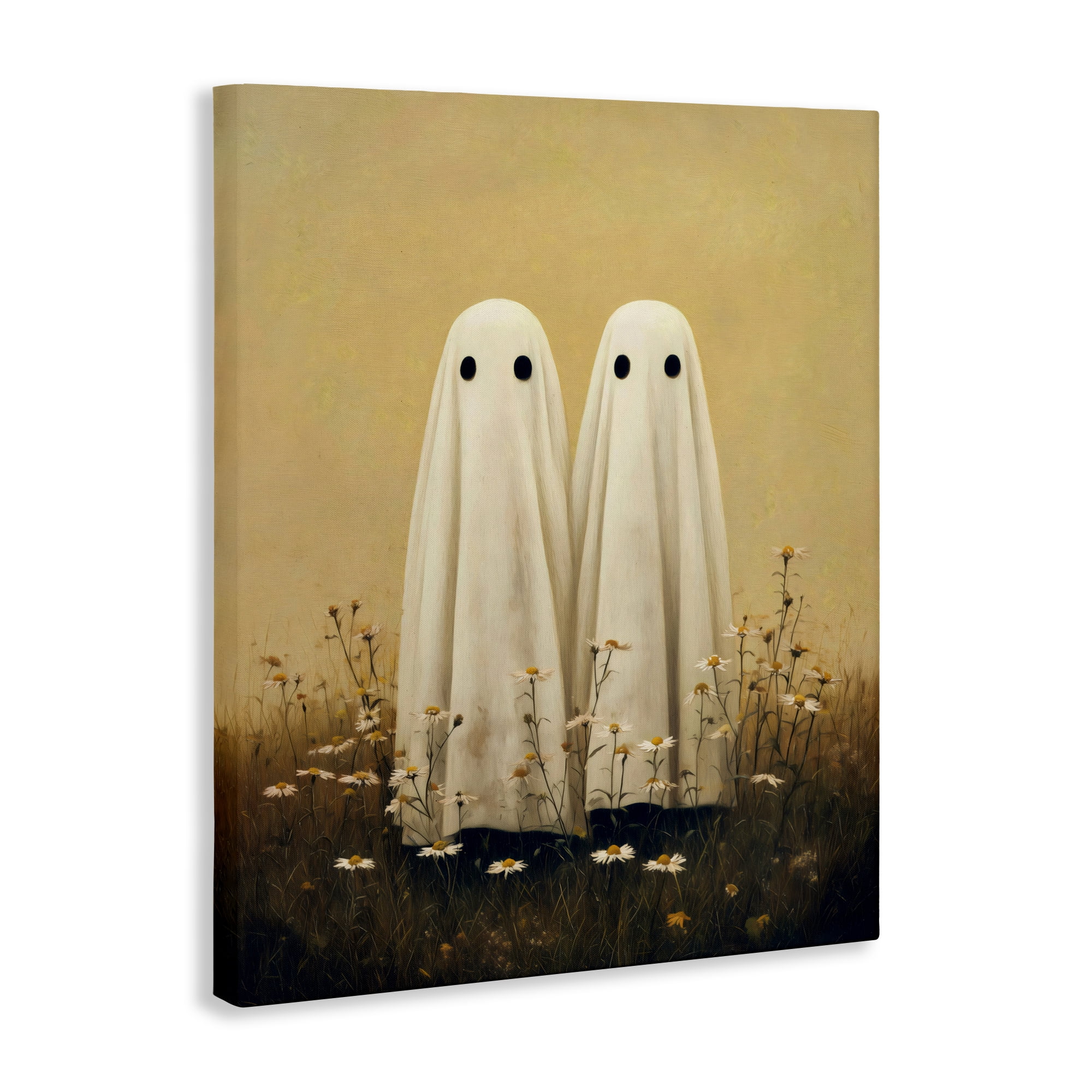 Daisy Ghost Couple Canvas Wall Art, design by Arlington Prints