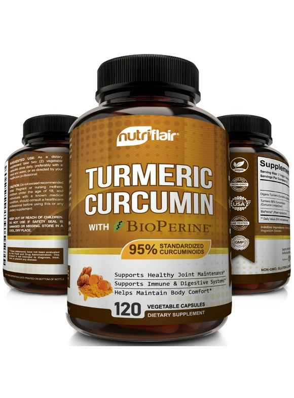 Turmeric Curcumin in Vitamins and Supplements
