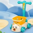 thumbnail image 2 of Gallickan Shopping Cart Toy for Kids,Cute Dog Trolley Toddler Play Cart,Learning Toys Play Kitchen Accessories for Kids Play House Toys,Blue, 2 of 6