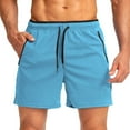 thumbnail image 1 of Dagugfen Workout Shorts for Men Loose Lightweight Breathable Drawstring Athletic Shorts with Zipper Pockets, 1 of 4