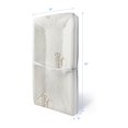 thumbnail image 5 of LA Baby 4-Sided 32" Diaper Changing Pad with 100% Organic Cotton Top Layer on Waterproof Cover, Ecru, 5 of 6