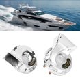 thumbnail image 1 of Compact And Portable 2Pcs Universal 12V Snail Horns, Durable Material ABS + Metal, Easy To Install, Unique Breathing Design, Suitable For Car Motorcycle Boat, 1 of 8