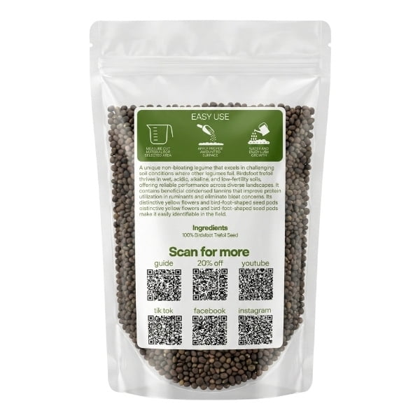 Old Cobblers Farm™ Wicked Tuff Turf Birdsfoot Trefoil (Legumes) (5 lbs | 10 lbs | 15 lbs | 20 lbs)(5lbs)