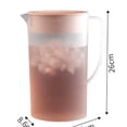 thumbnail image 2 of Jarra con tapa, jarras para mezclar bebidas, jarra de agua para bebidas calientes/frías, jarra para limonada, jarra para bebidas, jarra para té helado, 2 of 4
