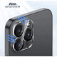 thumbnail image 4 of 【Paquete de 20】Protector de lente de cámara de vidrio templado para iPhone 15 Pro Max, Ultra HD, antiarañazos, compatible con fundas, fácil de instalar [No afecta las tomas nocturnas], 4 of 5