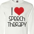 thumbnail image 4 of Inktastic I Heart Speech Therapy Long Sleeve T-Shirt, 4 of 5