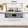 thumbnail image 4 of Raindrops 2Pcs Rectangular Air Fryer Toast Rack Stainless Steel for Kitchen Cooking Use, 4 of 8