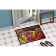 thumbnail image 2 of Carolines Treasures JMK1105JMAT Blue Crab Stars Door Mat Indoor Rug or Outdoor Welcome Mat 24x36 Doormat  36"L x 24"W, 2 of 4