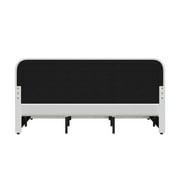 Better Homes & Gardens Juliet Boucle King Platform Bed, Ivory