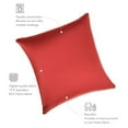 thumbnail image 6 of 26" x 26" Throw Pillow - Maroon: 1 PCS Luxurious Premium Microbead Pillow with 85/15 Nylon/Spandex Fabric. Fluffy, Outstanding Beauty & Support. Silky, Soft & Comfortable, 6 of 7