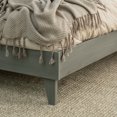 thumbnail image 3 of Manor Park Modern Solid Wood Queen Platform Bed, Grey Brush, 3 of 9
