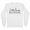 White, variant on Skyline Baltimore Maryland Long Sleeve Shirt Unisex Large White