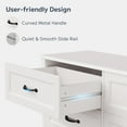 thumbnail image 3 of Asofer 6-Drawer White Dresser Cabinet with Metal Handle, for Bedrooms, Living Room, Cloakroom, 3 of 5