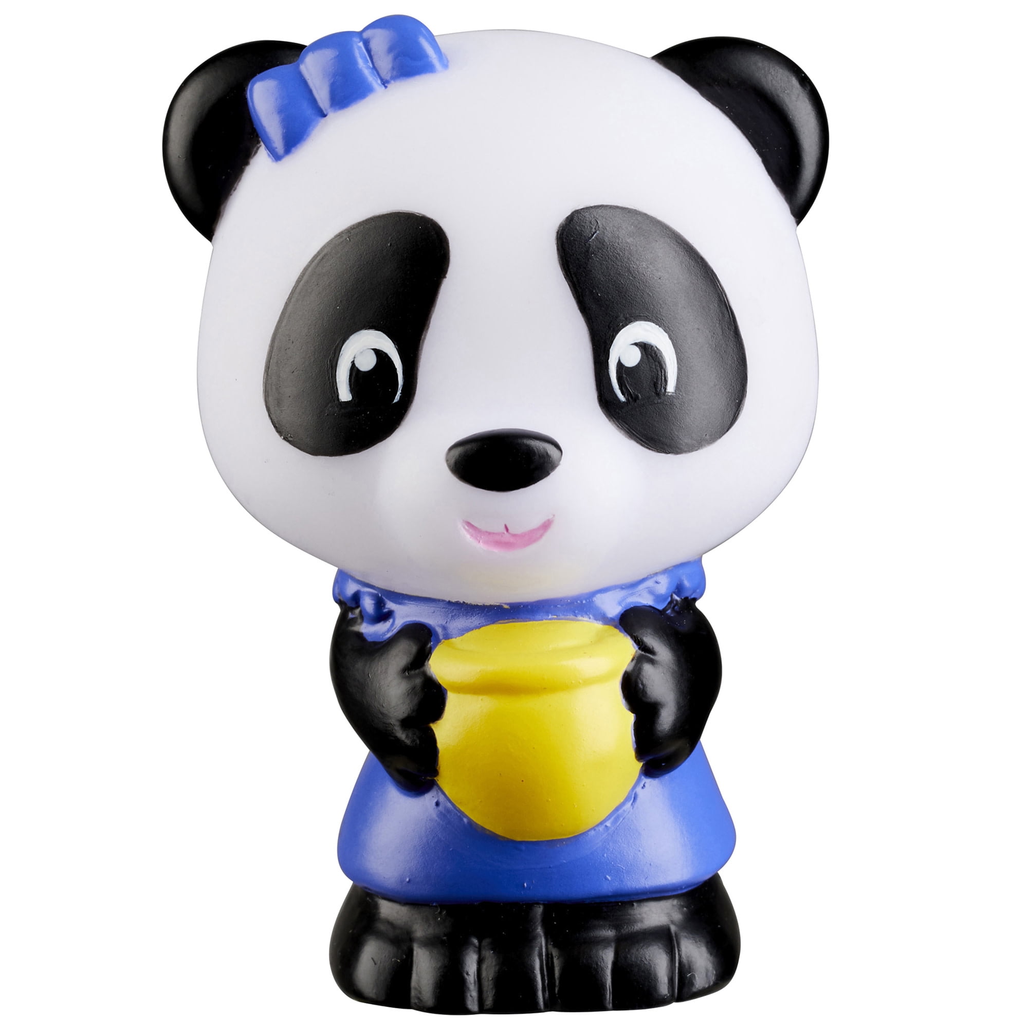 Timber Tots: Panda Family - 4 Character Set, Bear Toy Figurines, 1.75-2" Animal Miniatures w/ Unique Details, Nature Playset, Kids & Toddlers 18Mo+