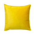 thumbnail image 2 of Housse de Coussin de Siège Couleur Unie Velours Velours Couleur Unie Remplacement de Siège Doux Décoratif Réutilisable Fermeture Éclair Housse de Coussin de Canapé Accessoires Jaune 45x45cm, 2 of 9
