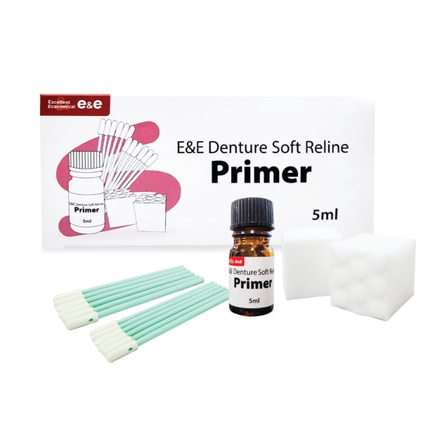 Primer de silicona para rebase blando de dentaduras EXECELLENT & ECONOMICAL 5 ml