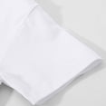 thumbnail image 5 of Amidoa Girls Short Sleeve Graphic Crewneck Summer Independence Day T Shirts Kids Casual Tops White Size 9, 5 of 7