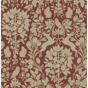 Brewster Home Fashions Brewster Richmond Maroon Floral Wallpaper