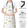 thumbnail image 6 of Lsque Green Blue Avocado Waterproof Apron Chef Aprons for Men Heavy Duty Chemical Work Apron Extra Long Grilling Aprons with Adjustable Bib Apron, 6 of 9