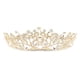 thumbnail image 1 of KAKOWELY Tiara de boda con corona de aleación de estilo barroco, brillante, para novia, 1 of 5