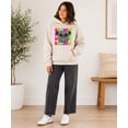 thumbnail image 4 of Bulldogs Mascot Hoodie for Women Teen Girls School Spirit Game Day, Sand Hoodie, M, 4 of 8