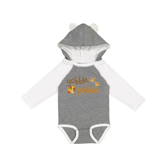 Inktastic Gobble Gobble Thanksgiving Boys or Girls Long Sleeve Baby Bodysuit