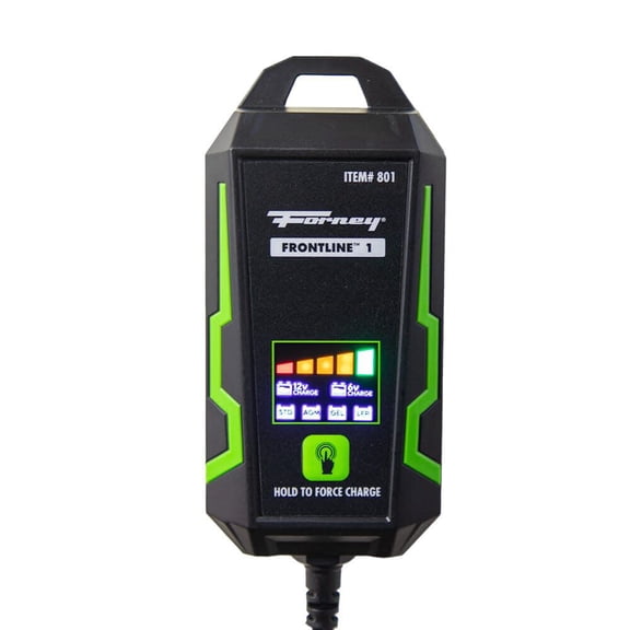 Forney Industries Frontline 120V 1A Smart Trickle Charger And Maintainer