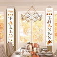 thumbnail image 5 of Decoración de otoño – Decoraciones de otoño para el hogar – Happy Fall Y'all & Give Thanks Porche Banners para decoraciones de cosecha de otoño – Decoraciones de Acción de Gracias para el hogar ER, 5 of 5