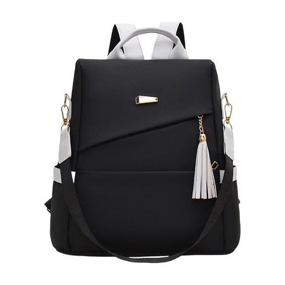 Theft-Resistant Backpack Soft Leather Large Capacity Travel School Bag Casual Lightweight Bag for Men Women