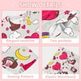 thumbnail image 5 of Rainbow Unicorn Cozy Soft Long Sleeves Top and Pants 2 Piece Cool Pjs Pajamas Set Sleepwear Size 3-11Y, 5 of 6