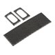thumbnail image 3 of Caja de almacenamiento de coche, Panel de botones de calefacción de asiento, embellecedor de fibra de carbono, reemplazo para Corvette C6 2005-2013, 3 of 8