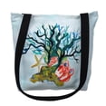 thumbnail image 1 of Betsydrake TY1092G 18 x 18 in. Starfish Coral Shells Tote Bag - Large, 1 of 1