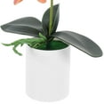 thumbnail image 4 of GOOHOCHY Decoración artificial de la planta en maceta artificial de la mesa de la orquídea de la flor en maceta, 4 of 8