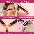 thumbnail image 3 of Barra de sombra de ojos Daeuwiutr White Cream Shimmer a prueba de agua, 3 of 7