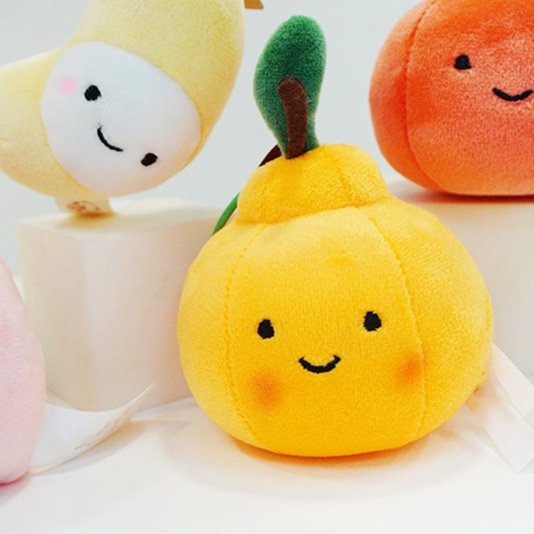 Plush Keychain Lovely Oranges Banana Peach Carrot Plush Toy