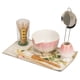 thumbnail image 1 of Juego de 8 de Matcha en Color Rosa Flor de con Maestra, Batidor de Bambú de 100 Puntas y Cuchara para Té. Kit de Té Inspirado en la Dinastía Song., 1 of 6