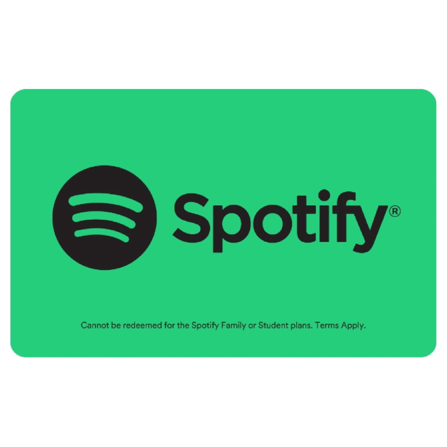Spotify Code Card Spotify $99 Gift Card (Digital Code) - Walmart.ca