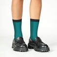 thumbnail image 4 of Naloa Teal Color Kids Socks Unisex Kids and Toddlers' Crew Socks, ,1 Pairs, 4 of 5