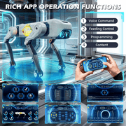 Zacro Robot Dog Toy for Kids, Interactive Remote Control Smart Robotic Pet for Boys & Girls Ages 6-12
