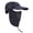 Navy Blue, variant on Sun Protection Hat Windproof Sand Prevent with Neck Cover for Outdoor Fishing Hiking Camping, 7.09 inches / 18 cm, Light Gray