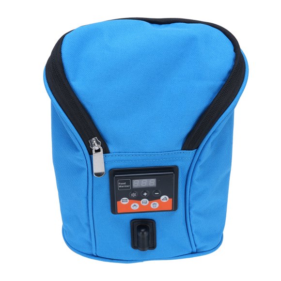 Portable Car Baby Bottle Warmer, Digital Display Screen Temperature Adjustable, 3.8L Capacity Milk Heater Bag for DC12V Vehicles, with Constant Temperature, MultiPurpose Baby