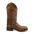 thumbnail image 2 of The Western Shops Men’s Leather Cowboy Boot Square Toe Embossed Python Print, 2 of 7