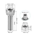 thumbnail image 2 of Unique Bargains M6x20mm Hexagon Socket Screw 3 Set Cylindrical Hollow Bolt Nut Kit 304 Stainless Steel, 2 of 6