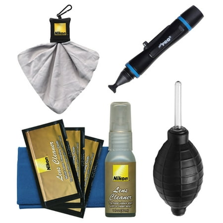 Nikon Advanced Digital Camera with Interchangeable Lens Cleaning Kit with Clothes, Blower, Spudz & Lenspen for 1 Series J1, J2, J3, S1 & V1, V2, AW1 Nikon Advanced Digital Camera with Interchangeable Lens Cleaning Kit with Clothes, Blower, Spudz & Lenspen for 1 Series J1, J2, J3, S1 & V1, V2, AW1