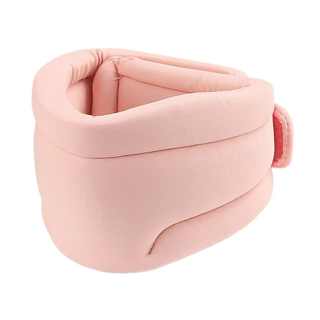 Esquirla Neck Support Brace Wraps Keep Stable Neck Collar for Reading Airplane Family Pink