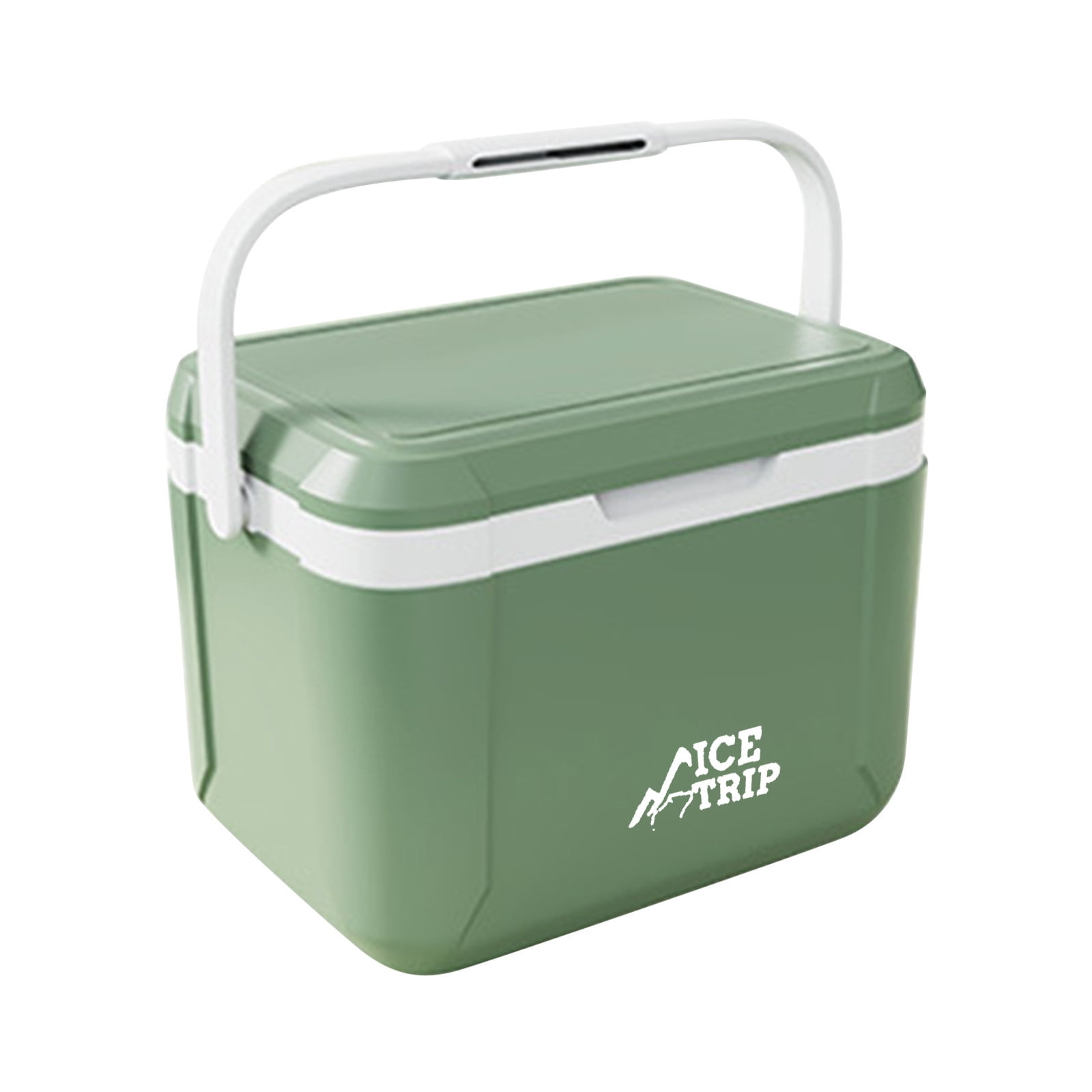 Qholemyo 5L Small Insulated Cooler Hard Shell Ice Retention Lunch Box For Camping Travel Essentials